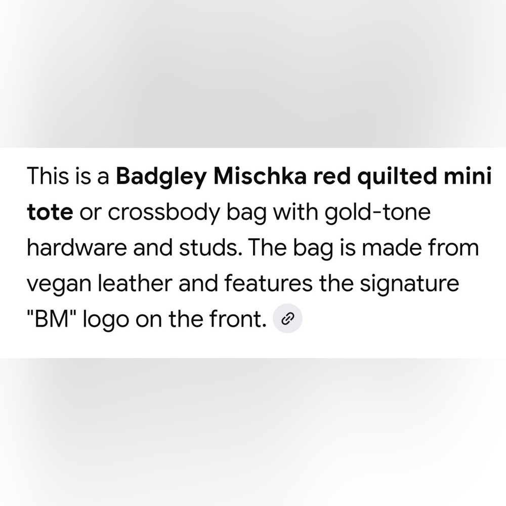 Bagley Mischka Red Quilted Purse/Crossbody. - Picture 9 of 13